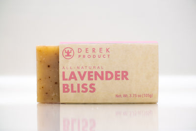 Lavender Bliss Bar Soap for Refreshing and Skin Regeneration 3.75 oz (105g) - DerekProduct