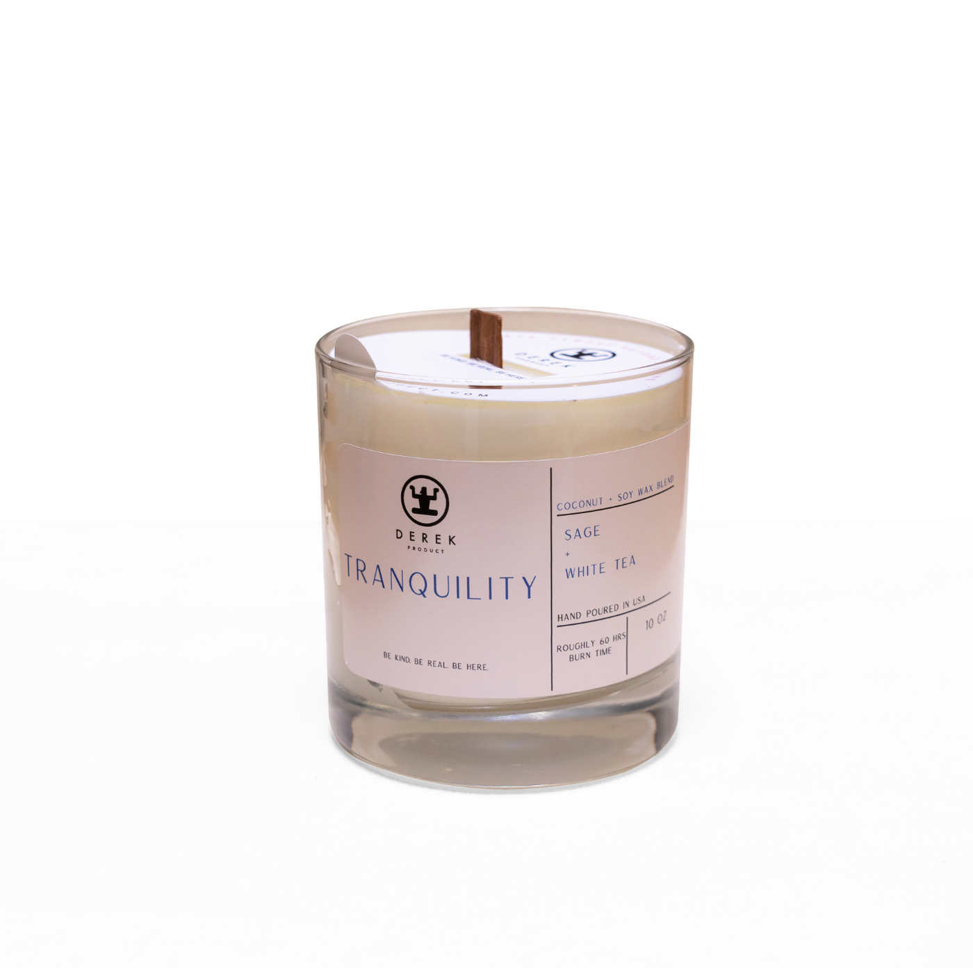Tranquility  - Vegan 10oz Candle - Derek Product