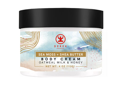 Sea Moss & Shea Butter Body Cream - Oatmeal Milk + Honey - DerekProduct