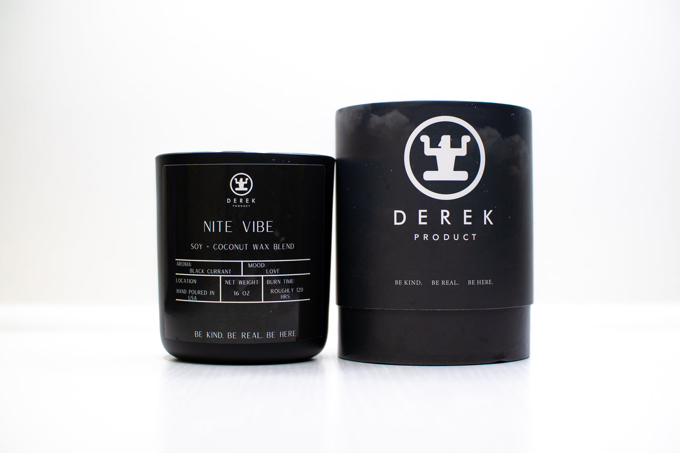 Derek Product - Nite Vibe Vegan Candle Long Lasting Organic and Non-Toxic 16 OZ - DerekProduct