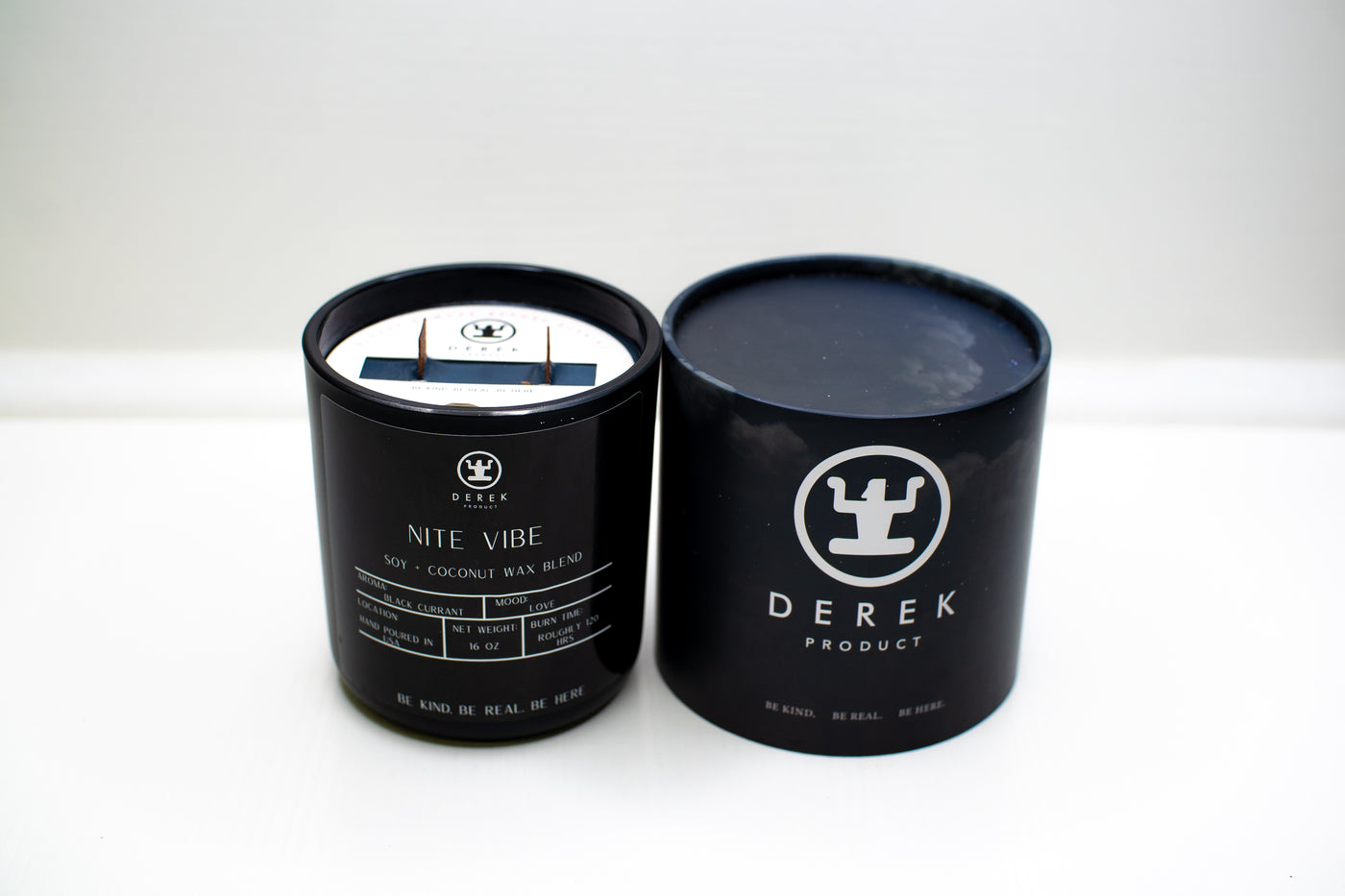 Derek Product - Nite Vibe Vegan Candle Long Lasting Organic and Non-Toxic 16 OZ - DerekProduct
