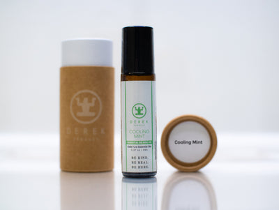Derek Product- Cooling Mint Natural Essential Oil Roll On for Aromatherapy and Relaxation | 8ML - DerekProduct