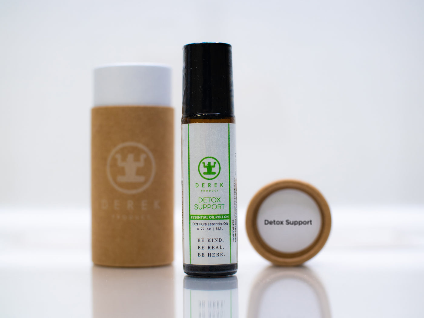 Derek Product - Detox Support Natural Essential Oil Roll On for Aromatherapy and Relaxation | Wellness Support | 8ML - DerekProduct