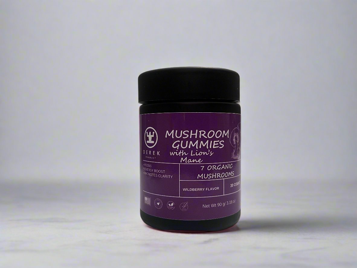 Mushroom Power Brain- Wild Berry Gummies - 30ct