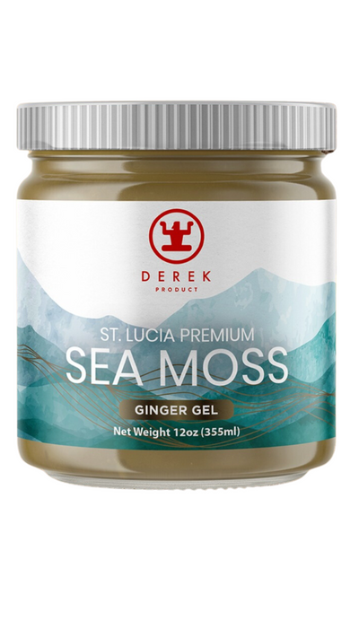 Ginger Sea Moss Gel - The Ultimate Organic Boost for Your Health and Wellness | 12 oz - DerekProduct