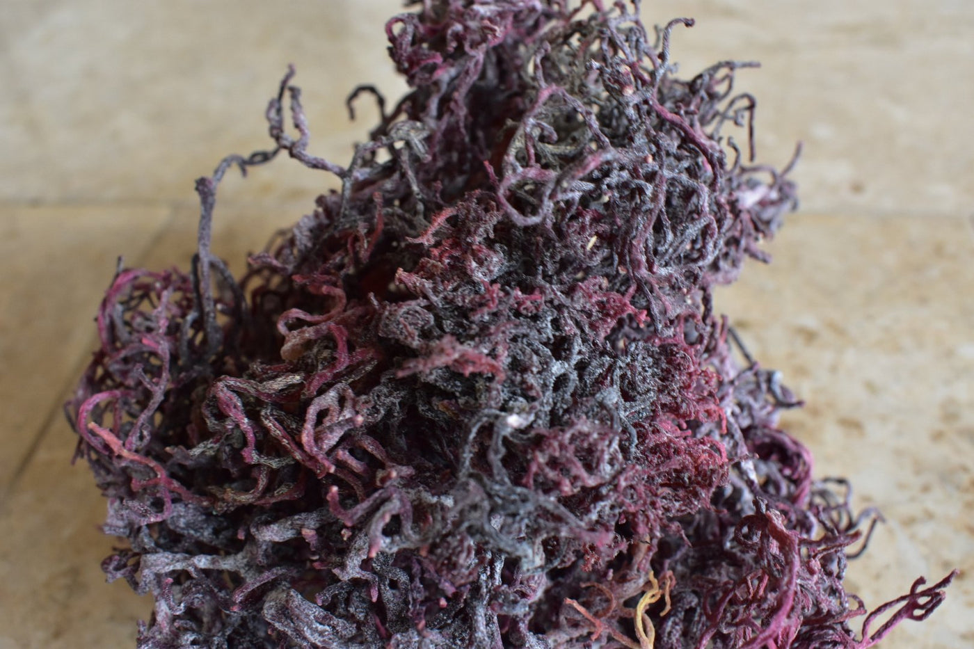 St.Lucia Purple Sea Moss - 100% WildCrafted Deep Ocean - High Mineral Content - Derek Product
