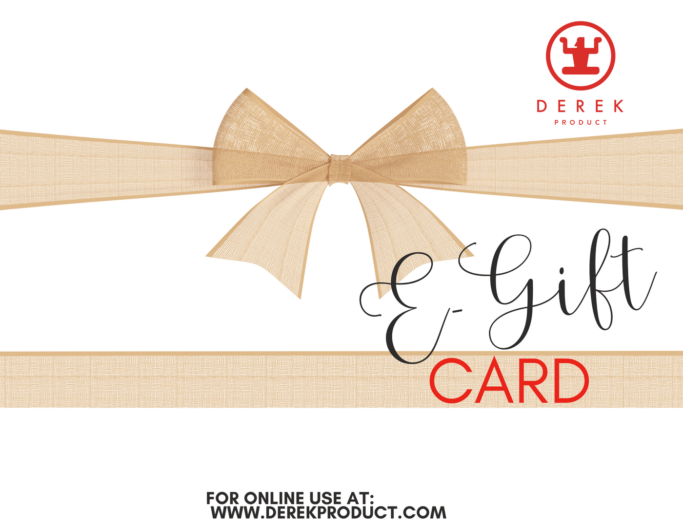 Derek Product Gift Card - DerekProduct