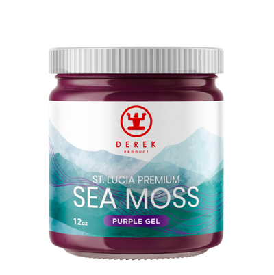 Wildcrafted Purple Sea Moss Gel - High Mineral Content - Quality Sealed - DerekProduct
