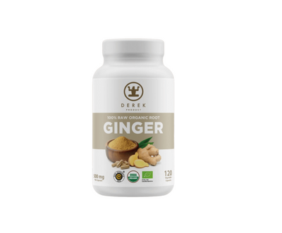 Ginger Root Capsules - Certified Organic - DerekProduct